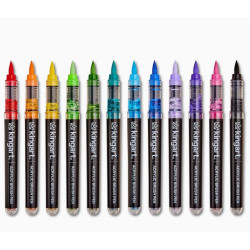 SET DE 12 FEUTRES ACRYLIQUE ESSENTIEL KINGART