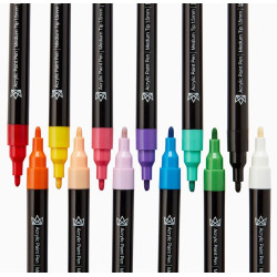 PACK DE 12 FEUTRE ACRYLIQUE...