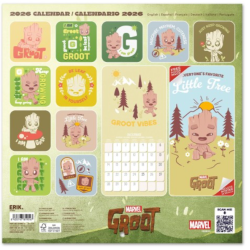 CALENDRIER 2026 30X30 MARVEL JE SUIS GROOT