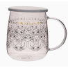 Mug en verre de collection Disney Classic avec couvercle - Stitch