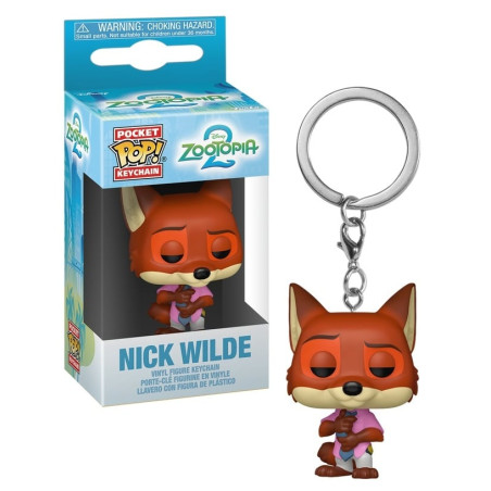 ZOOTOPIE 2 - Pocket Pop porte-clés - Nick Wilde