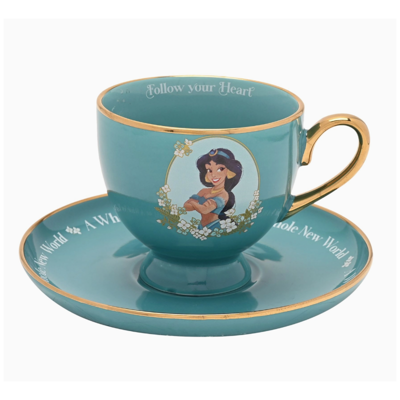 Tasse à thé et soucoupe Princesse Pastel Disney - Jasmine