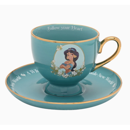 Tasse à thé et soucoupe Princesse Pastel Disney - Jasmine
