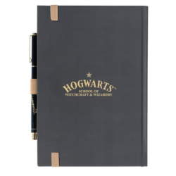 CARNET PREMIUM A5 AVEC STYLO HARRY POTTER POUDLARD
