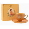 Tasse et soucoupe de thé Princesse Pastel Disney - Belle