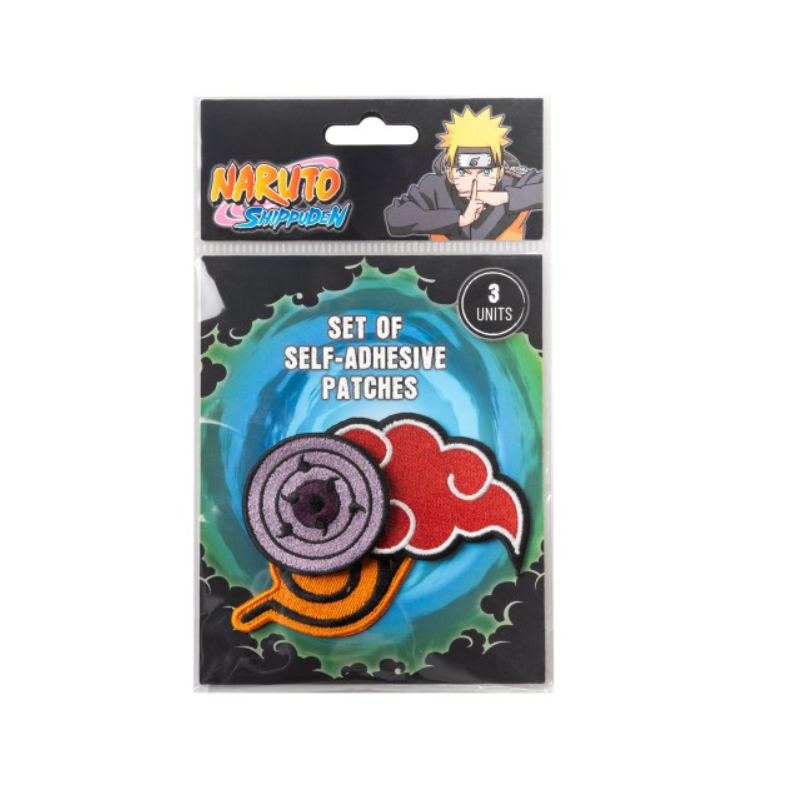 SET DE 3 PATCHS NARUTO SHIPPUDEN