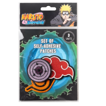 SET DE 3 PATCHS NARUTO SHIPPUDEN