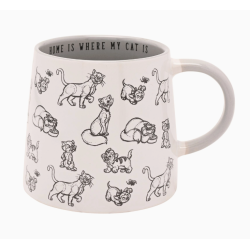 Mug Disney Chats & Chiens - La maison, c'est là où est mon chat