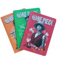 PACK 3 CARNETS A5 ONE PIECE...
