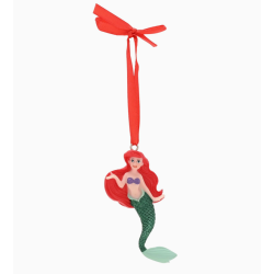 Ensemble de 2 décorations suspendues Disney Ariel et Polochon