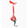 Ensemble de 2 décorations suspendues Disney Ariel et Polochon