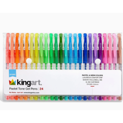 SET de Stylos gel 24 couleurs pastel