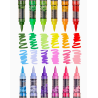 PACK FEUTRE BRUSH acrylique - 12 couleurs FLORALES KINGART