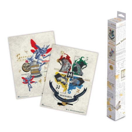 LOT DE 2 MINIPOSTERS HARRY POTTER
