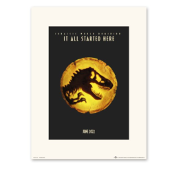 AFFICHE 30X40 CM JURASSIC...