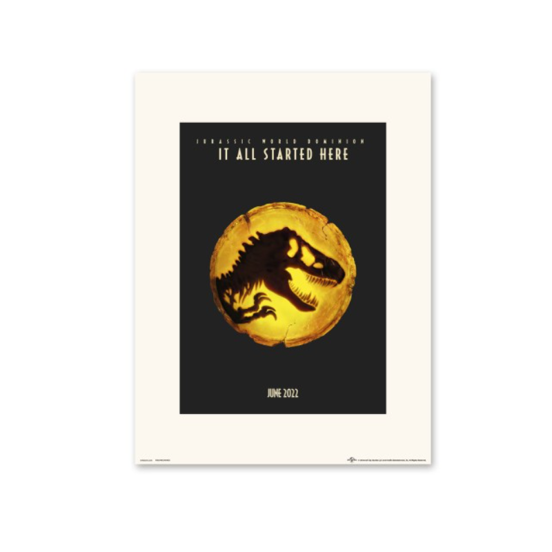 AFFICHE 30X40 CM JURASSIC WORLD DOMINION