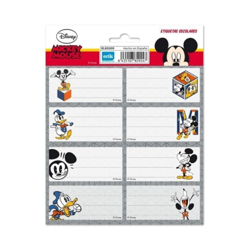 ÉTIQUETTES ADHÉSIVES DISNEY CLASSIQUE