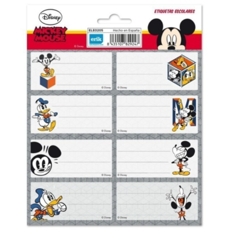 ÉTIQUETTES ADHÉSIVES DISNEY CLASSIQUE