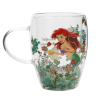 DISNEY PRINCESSES - Ariel - Verre avec Fleurs Sechées