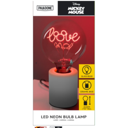 DISNEY - Mickey - Lampe Néon LED