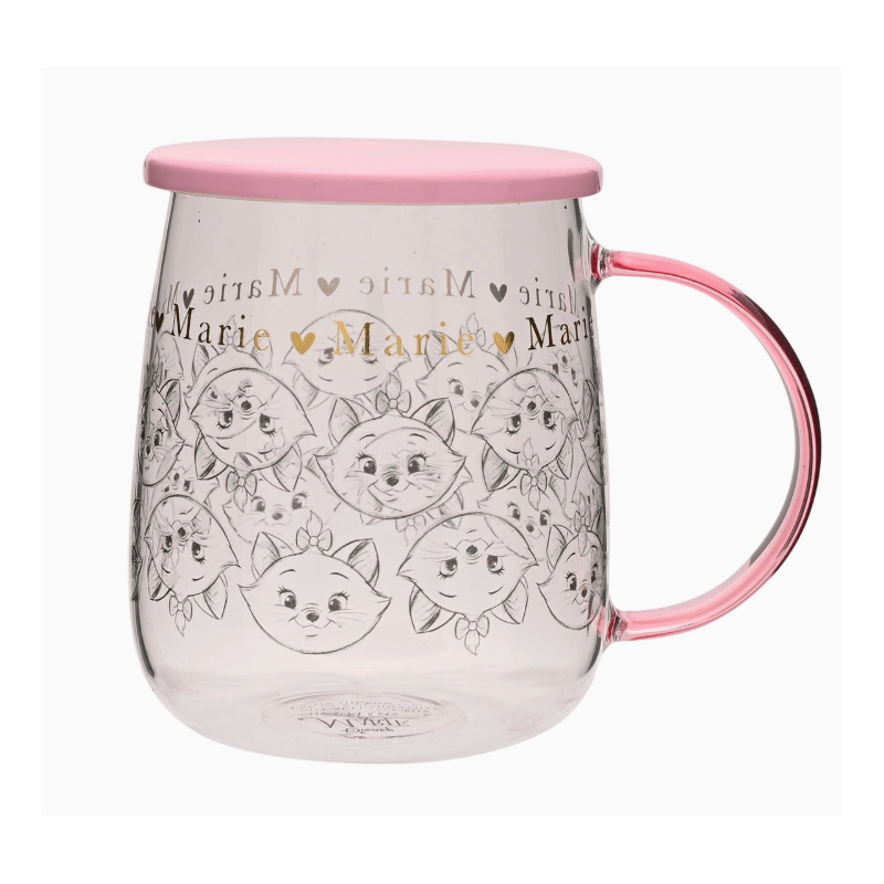 Mug en Verre avec couvercle Marie - Les Aristochats - Disney