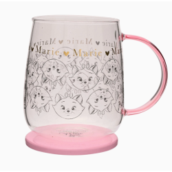 Mug en Verre avec couvercle Marie - Les Aristochats - Disney
