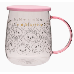 Mug en Verre avec couvercle Marie - Les Aristochats - Disney