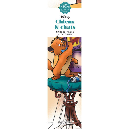 Coloriage Marque-pages Chiens et chats disney