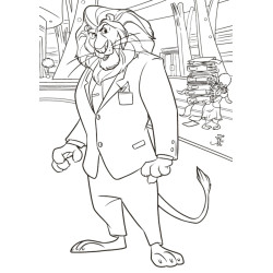 Coloriage bloc notes On rentre du boulot disney