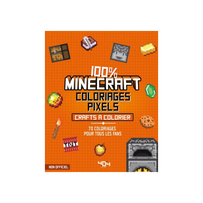 Coloriage 100% Minecraft Coloriages pixels Crafts à colorier