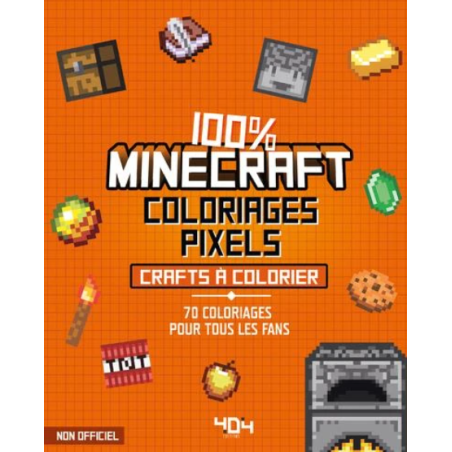 Coloriage 100% Minecraft Coloriages pixels Crafts à colorier
