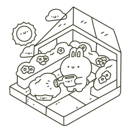 Petits bonheurs cosy - 40 adorables coloriages