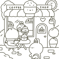 Petits bonheurs cosy - 40 adorables coloriages
