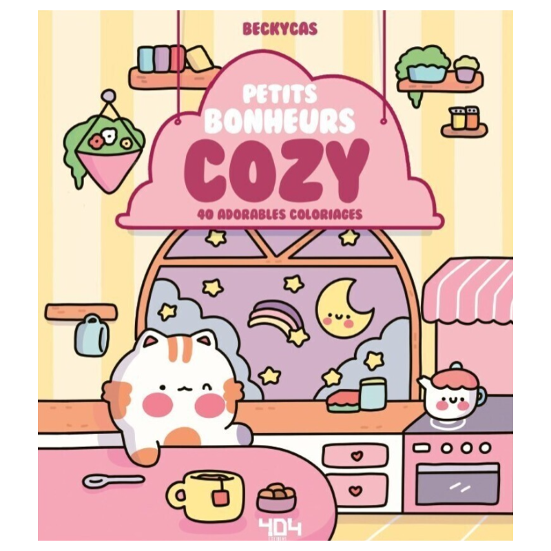 Petits bonheurs cosy - 40 adorables coloriages