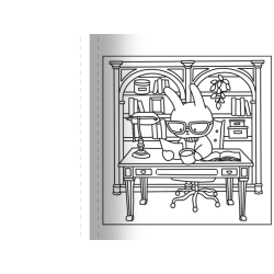 Coloriage Au coin du feu - Sweet and cosy coloriages