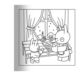 Coloriage Au coin du feu - Sweet and cosy coloriages