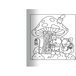 Coloriage Au coin du feu - Sweet and cosy coloriages