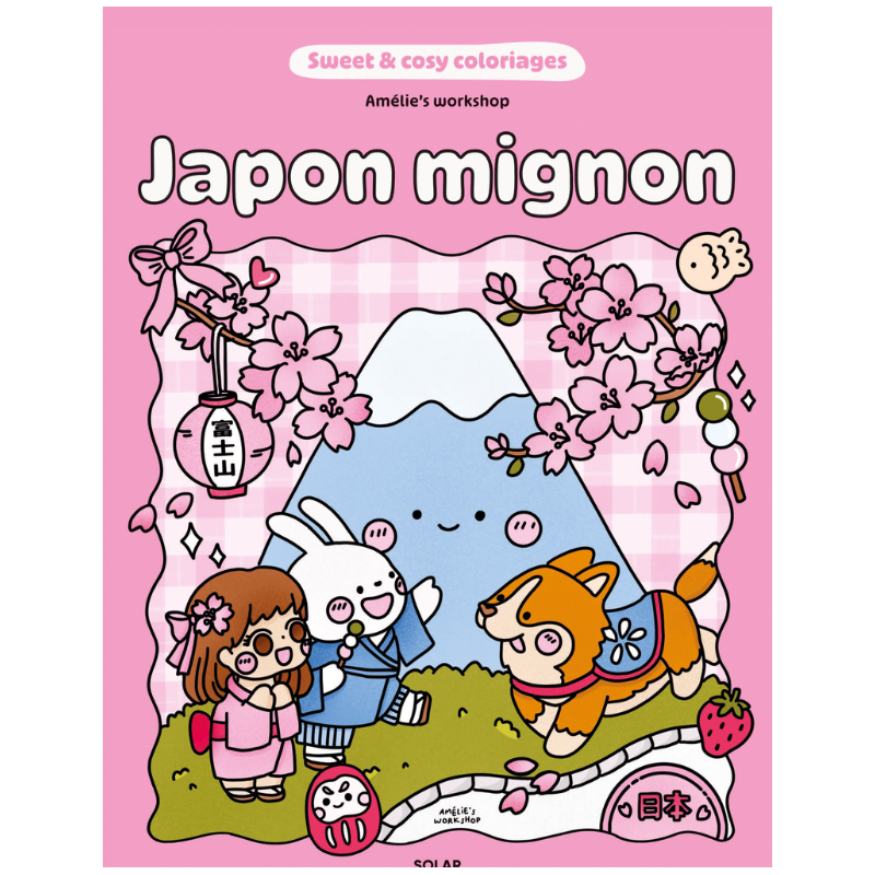 Japon mignon - Sweet and cosy coloriages