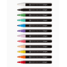 Feutre Acrylique Fin - 12 Couleurs Essentiel KINGART
