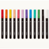 Feutre Acrylique Fin - 12 Couleurs Essentiel KINGART