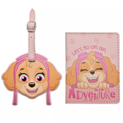 Passeport et étiquette à bagages Pat' Patrouille - Skye