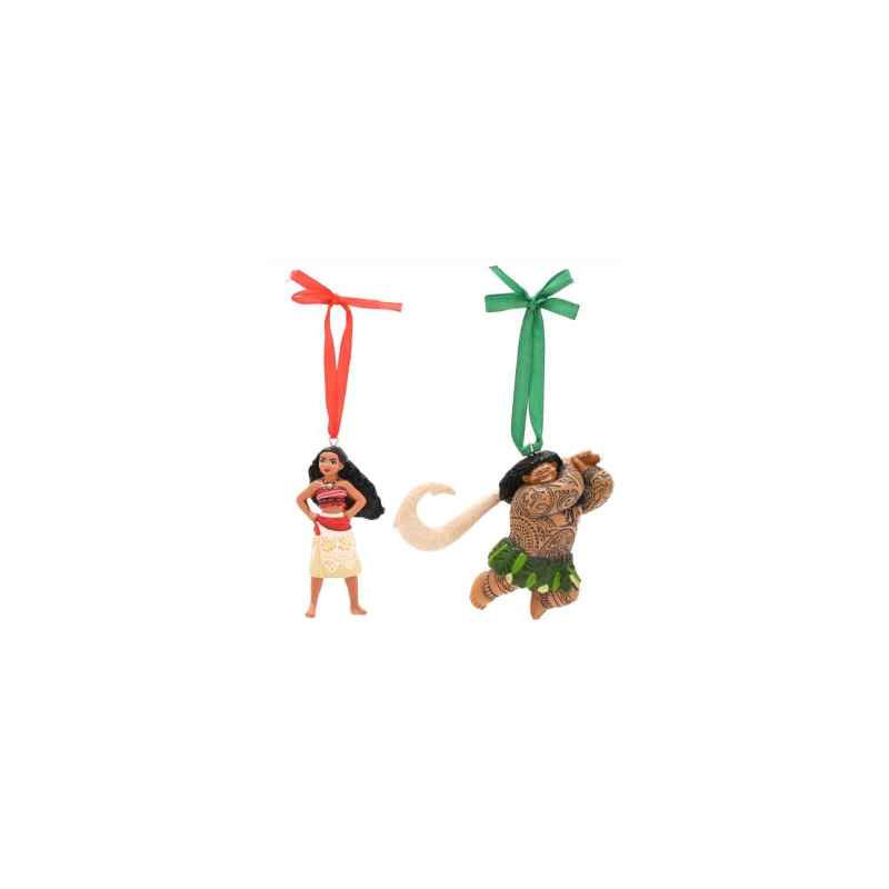 Moana et Maui - Ensemble de 2 décorations à suspendre