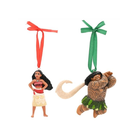 Moana et Maui - Ensemble de 2 décorations à suspendre