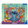 PUZZLE 1000 PIECES - STITCH FLEURS - DISNEY