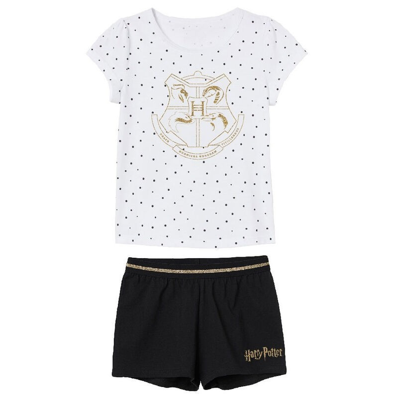 Pyjama Poudlard a pois 6 ans