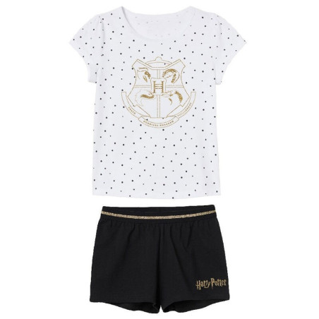 Pyjama Poudlard a pois 6 ans