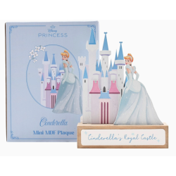Mini Plaque Château Cendrillon - DISNEY PRINCESSES