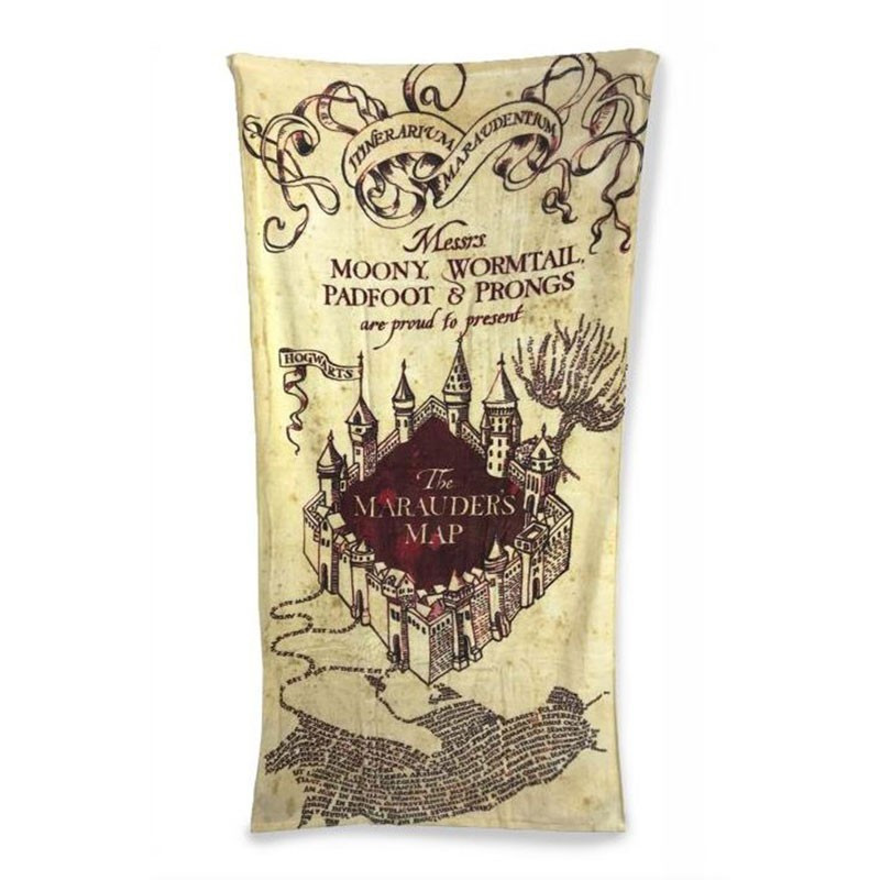Serviette de Bain Carte du Maraudeur HARRY POTTER
