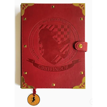 Journal Harry Potter Gryffondor en cuir végétalien