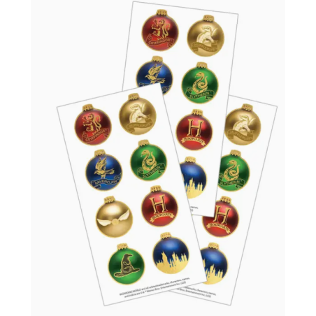 Stickers boule de Noel  - Harry Potter